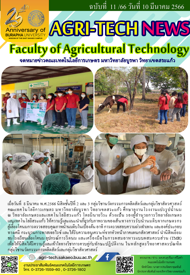 จดหมายข่าว ปี 2566 ฉบับที่ 11